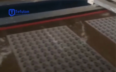 燙畫熱轉印機專用特氟龍網格帶 耐高溫300度、防粘